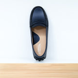 528F Clara en Cuir Bleu-N