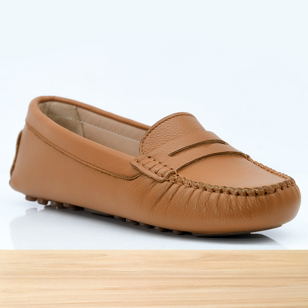 528F Clara en Cuir Camel