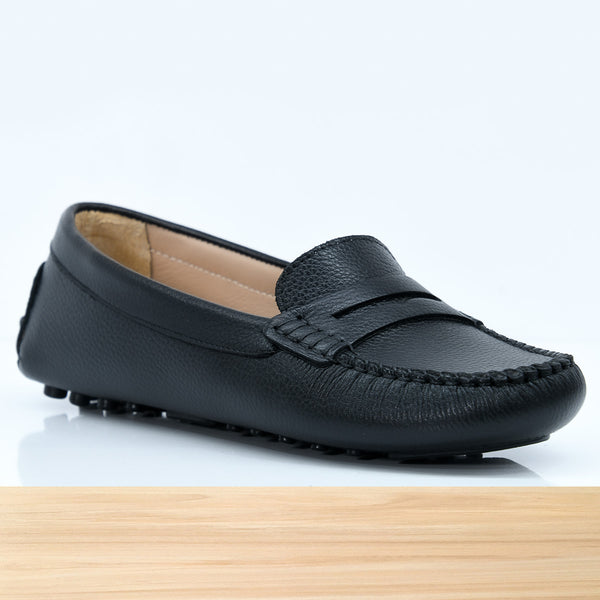 528F Clara en Cuir Noir