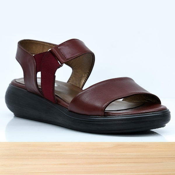 423f Coralia en Cuir Bordeaux