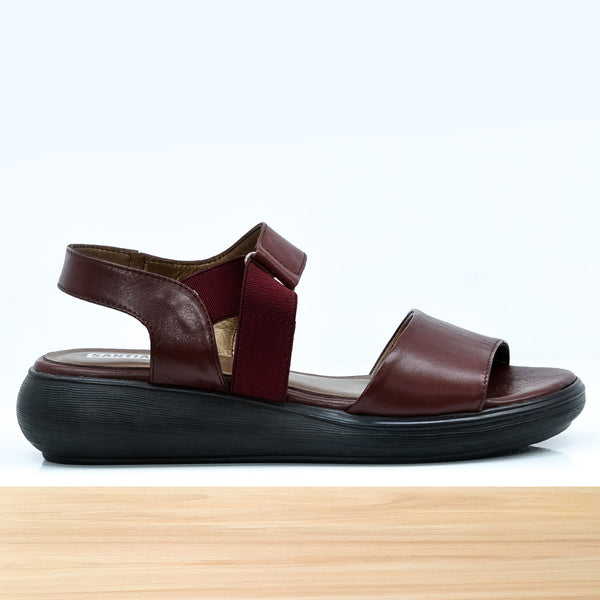 423f Coralia en Cuir Bordeaux
