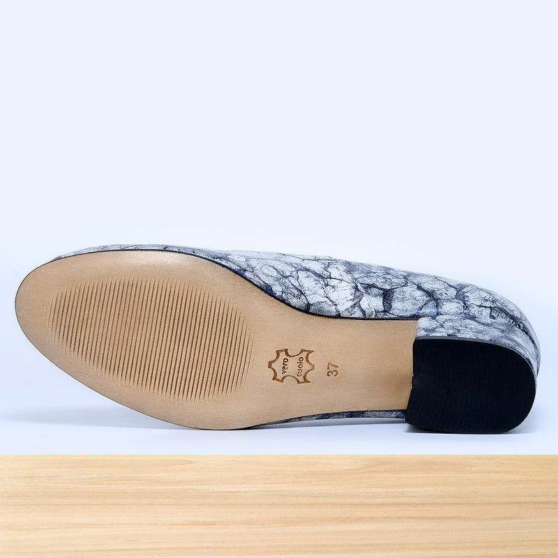250 Dolly Cuir Glacier Bleu