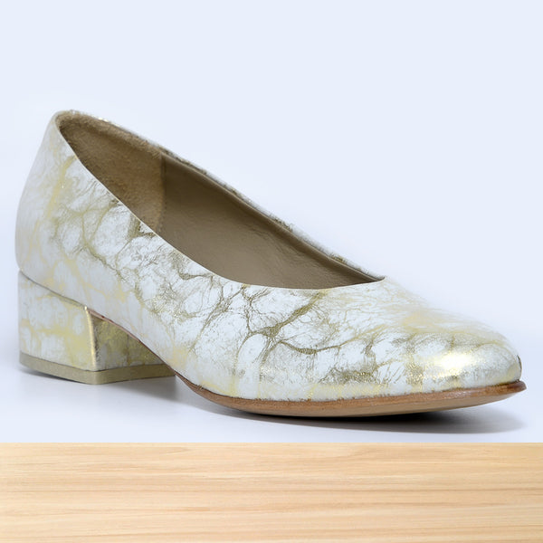 250 Dolly Cuir Ivory-Gold