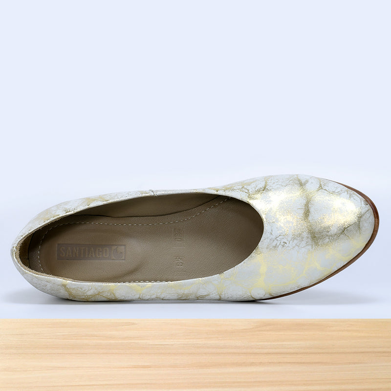 250 Dolly Cuir Ivory-Gold