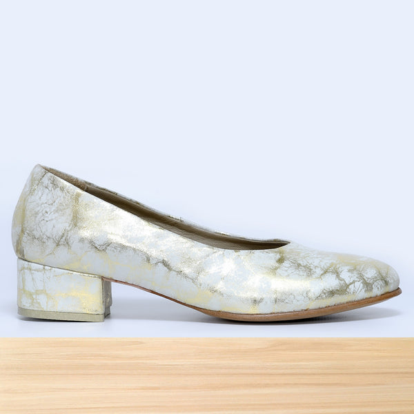 250 Dolly Cuir Ivory-Gold