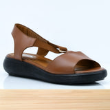 573F Donila en Cuir Camel