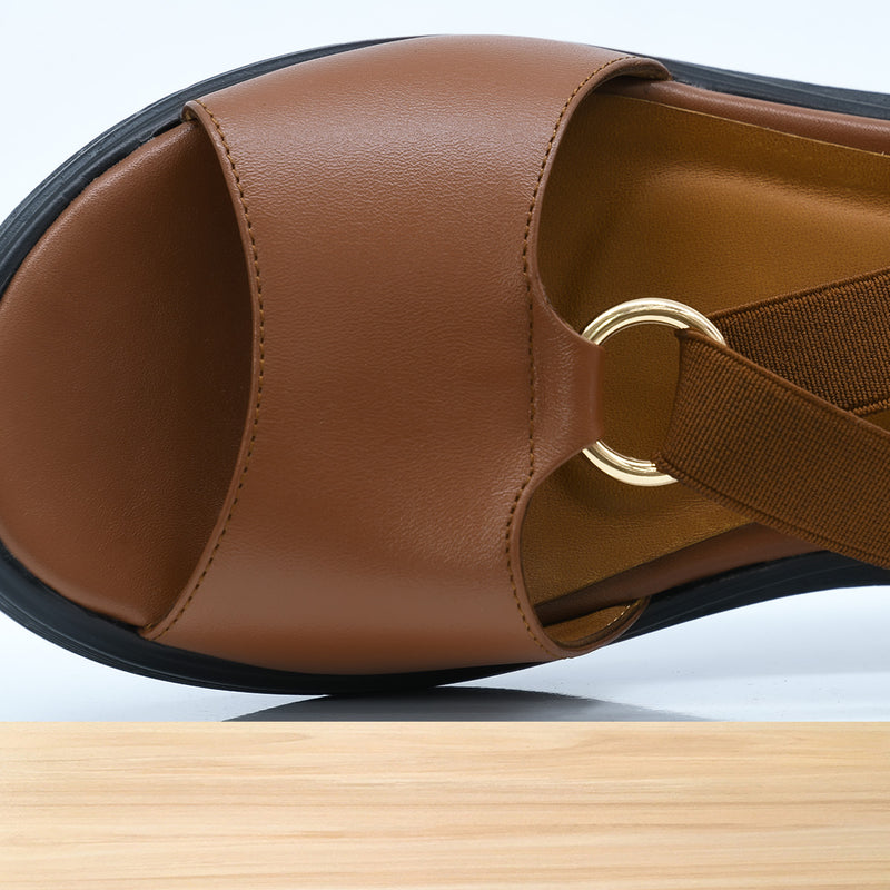 573F Donila en Cuir Camel