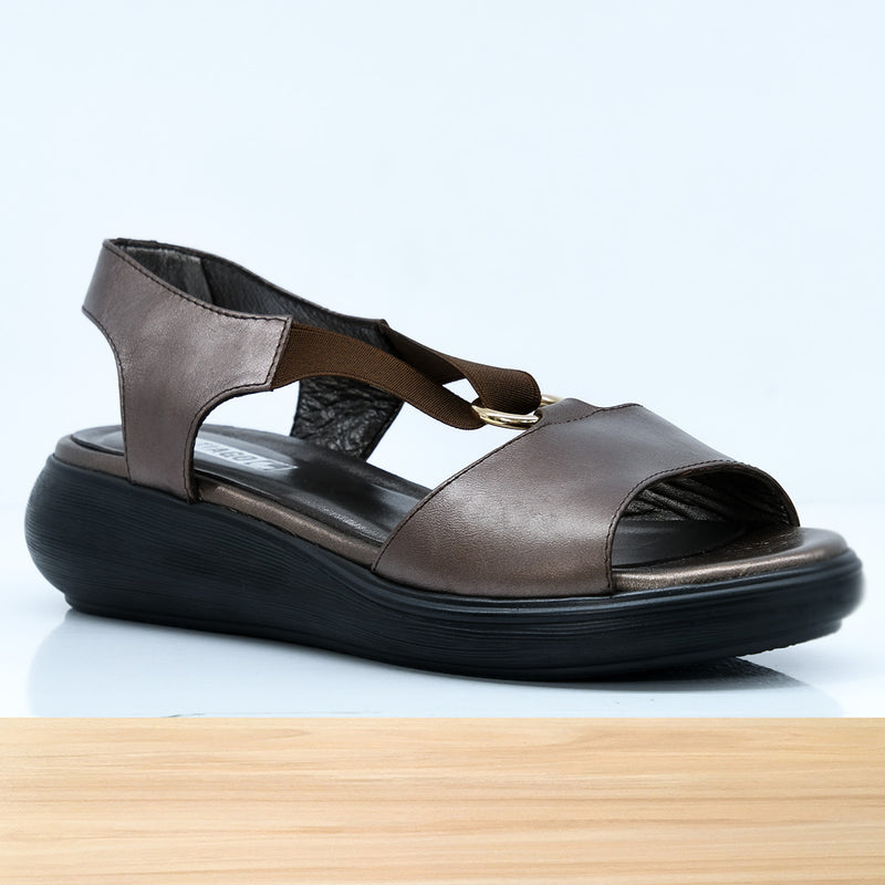 573F Donila en Cuir Métallisé