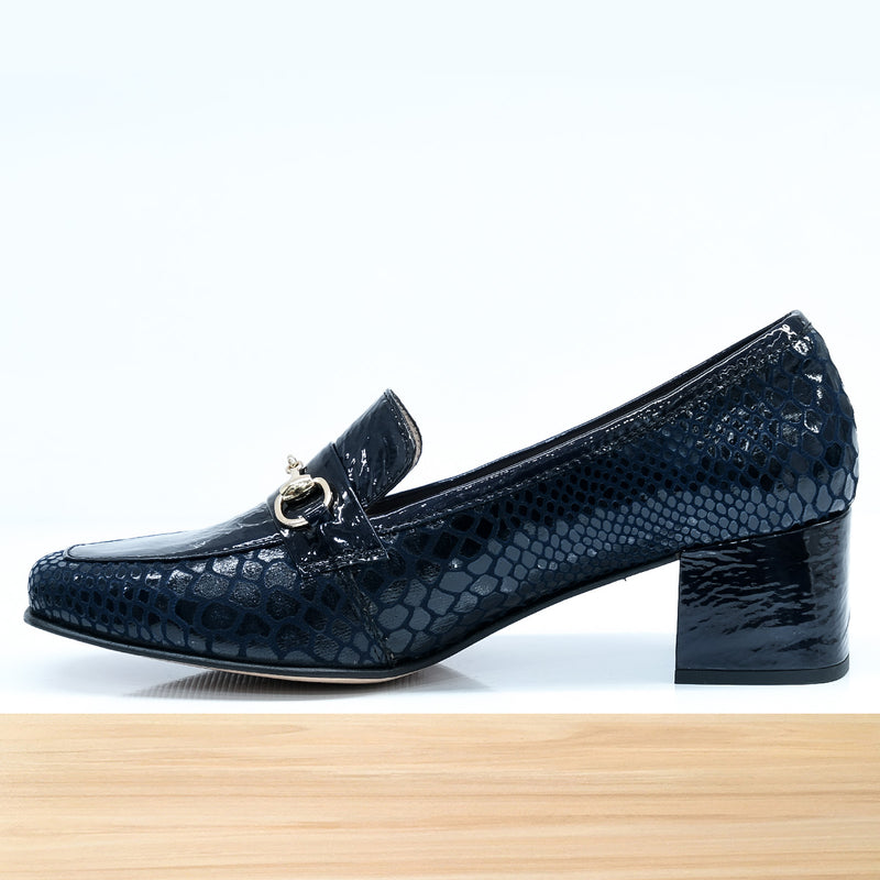 719F Emlys Cuir Bleu Nuit