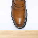 0671 FELONY Cuir Camel