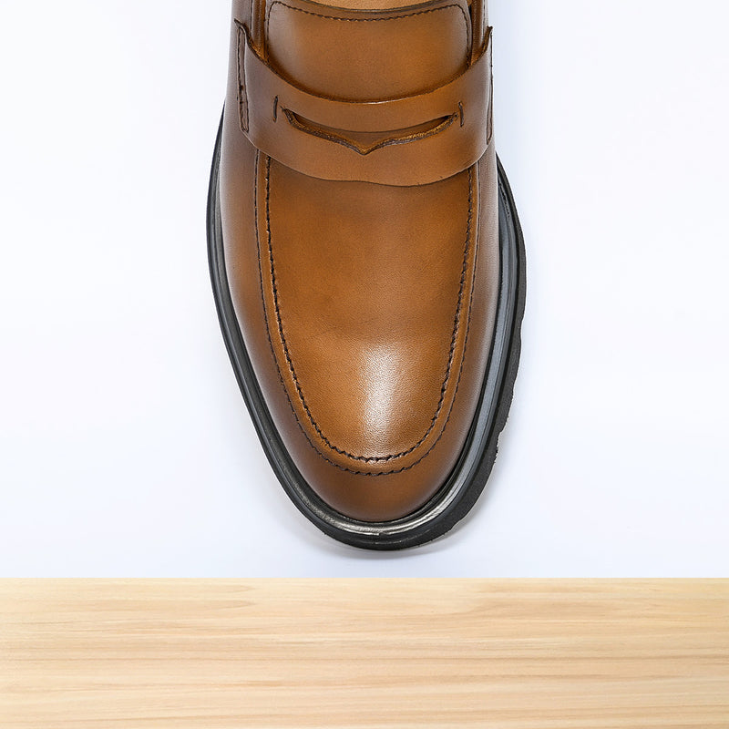 0671 FELONY Cuir Camel