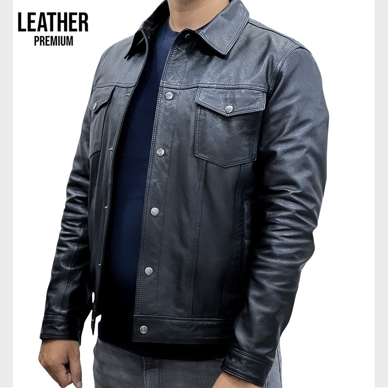 Ferano | Jacket Cuir Noir