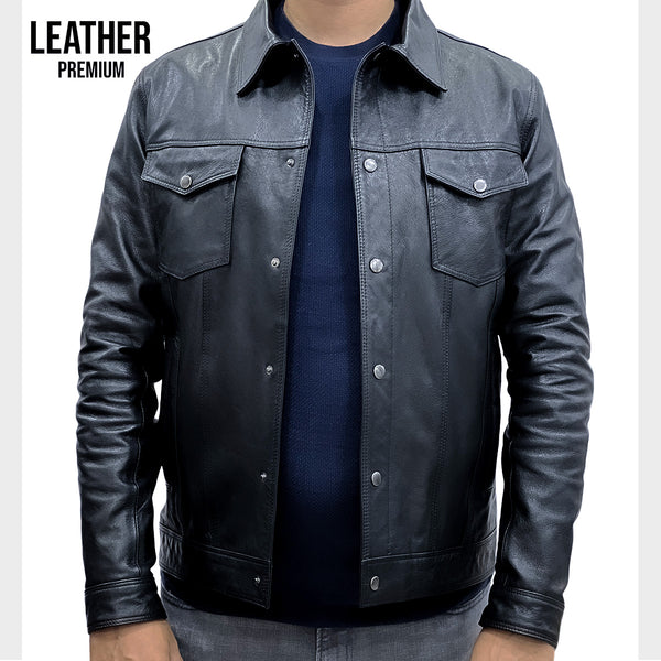 Ferano | Jacket Cuir Noir