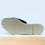 950F Flor en Cuir Bleu-Nuit