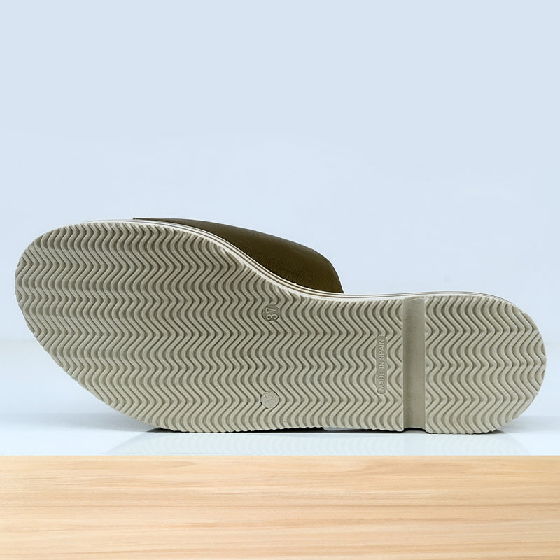 950F Flor en Cuir Kaki