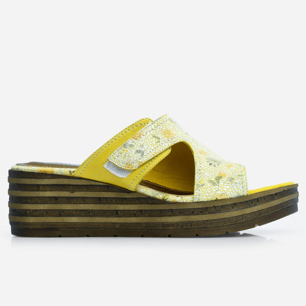 6017f Karla Cuir Jaune