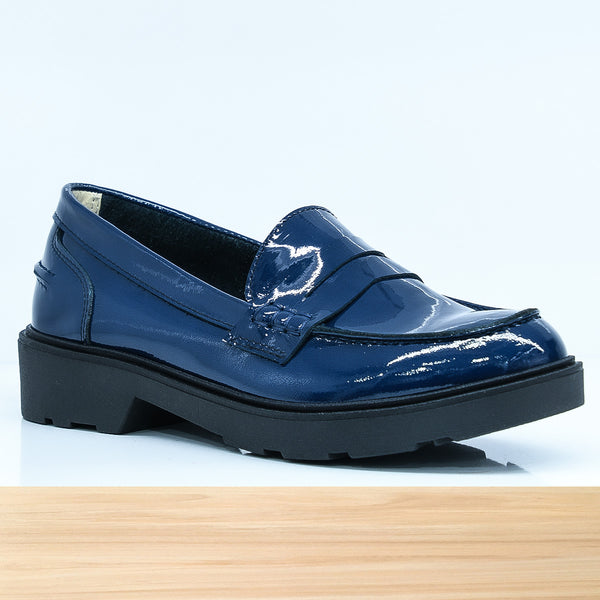 921F Kliss Cuir Bleu