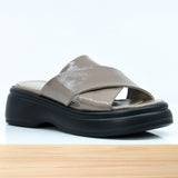999f Luva en Cuir Taupe