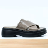 999f Luva en Cuir Taupe