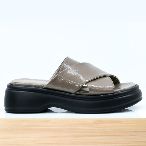999f Luva en Cuir Taupe