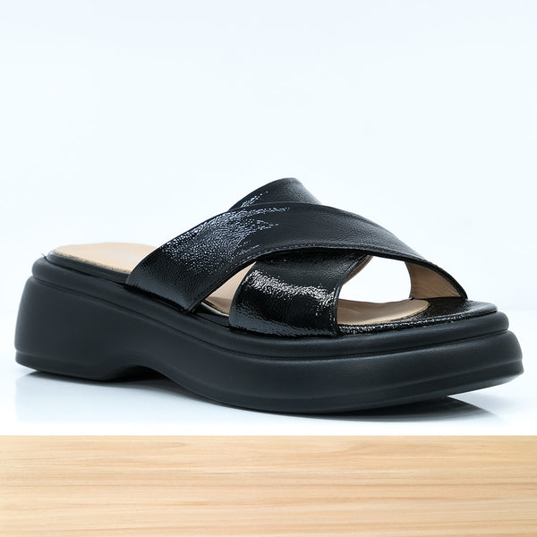 999f Luva en Cuir Noir