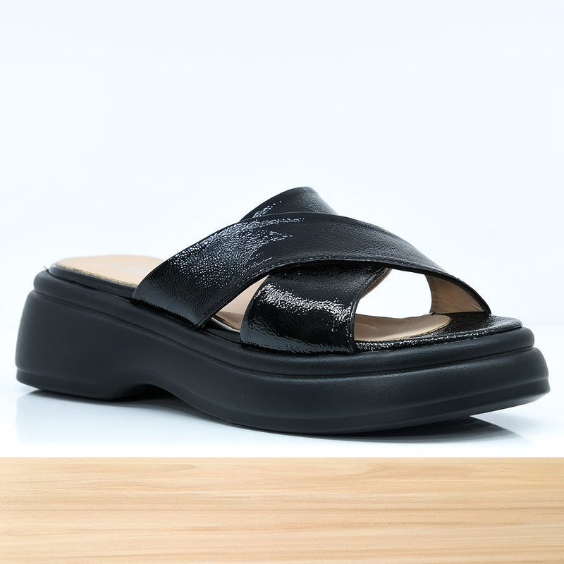 999f Luva en Cuir Noir