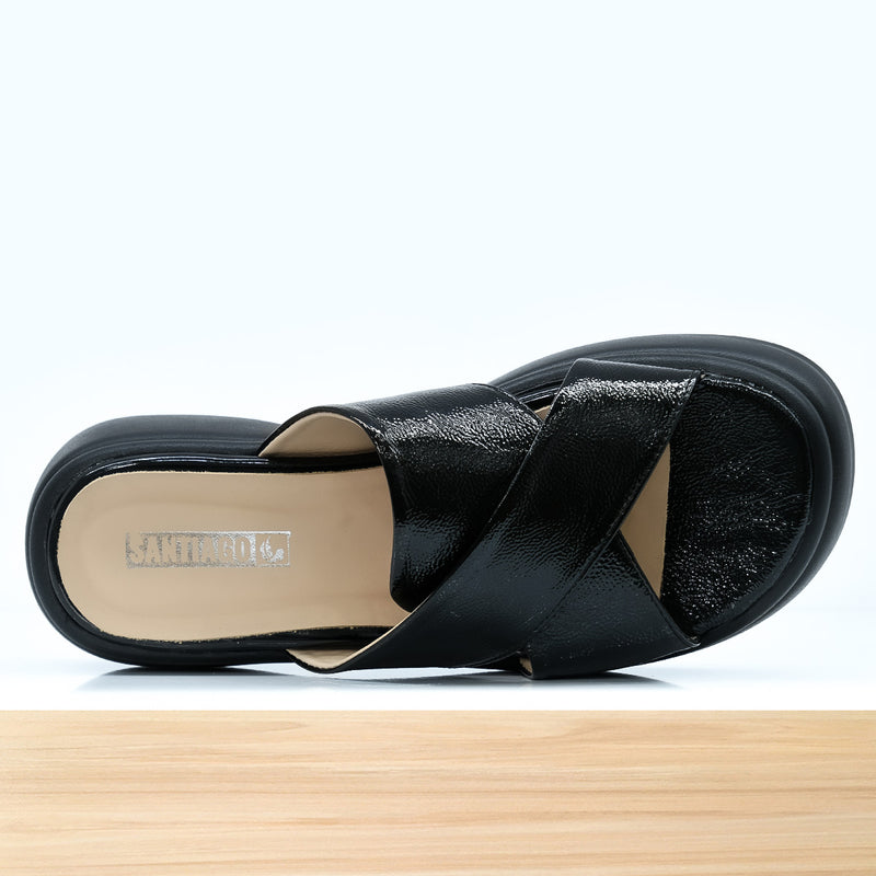 999f Luva en Cuir Noir