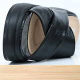 999f Luva en Cuir Noir