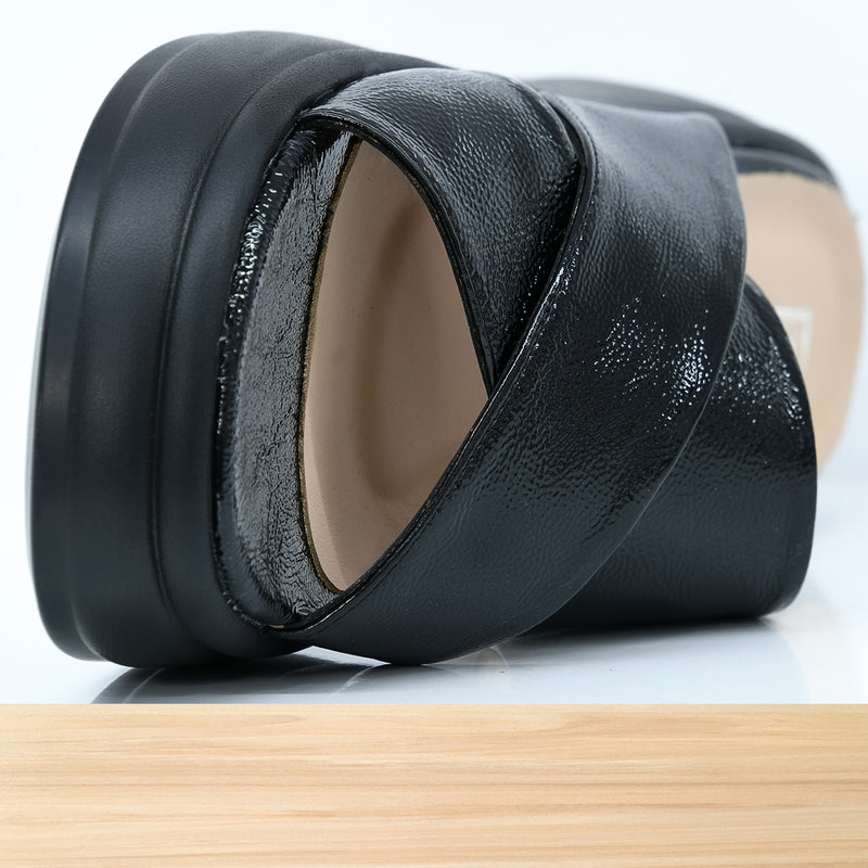 999f Luva en Cuir Noir