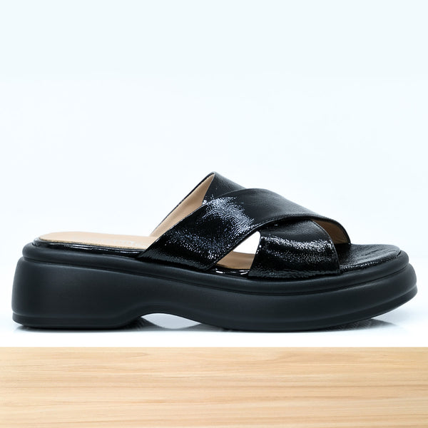 999f Luva en Cuir Noir