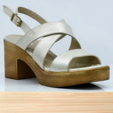 374F Luzia Cuir Argenté