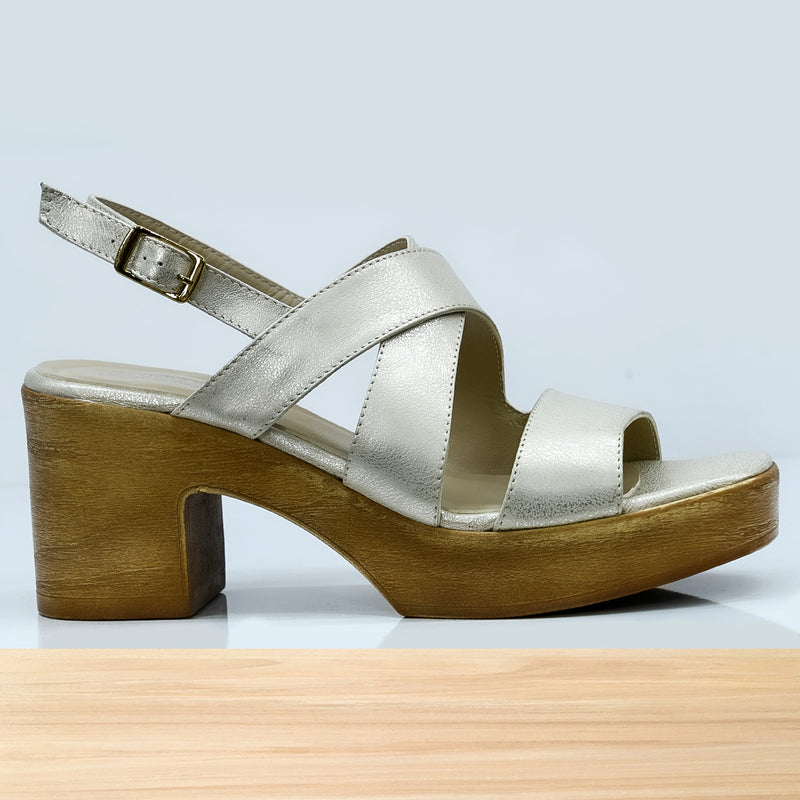 374F Luzia Cuir Argenté