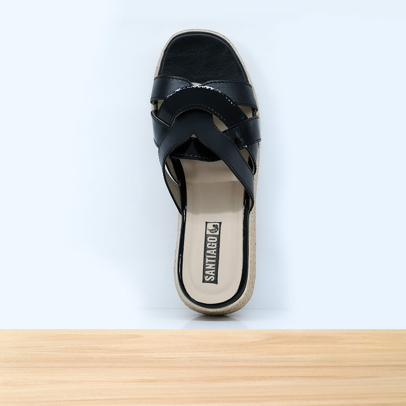 820F Mayer en Cuir Noir