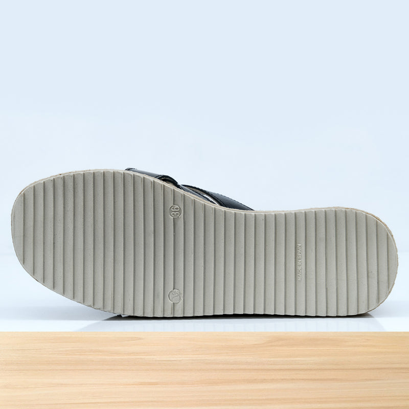 820F Mayer en Cuir Noir