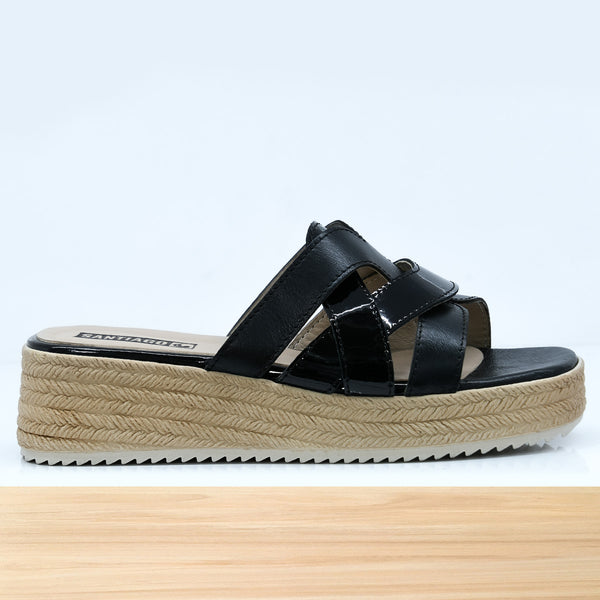 820F Mayer en Cuir Noir