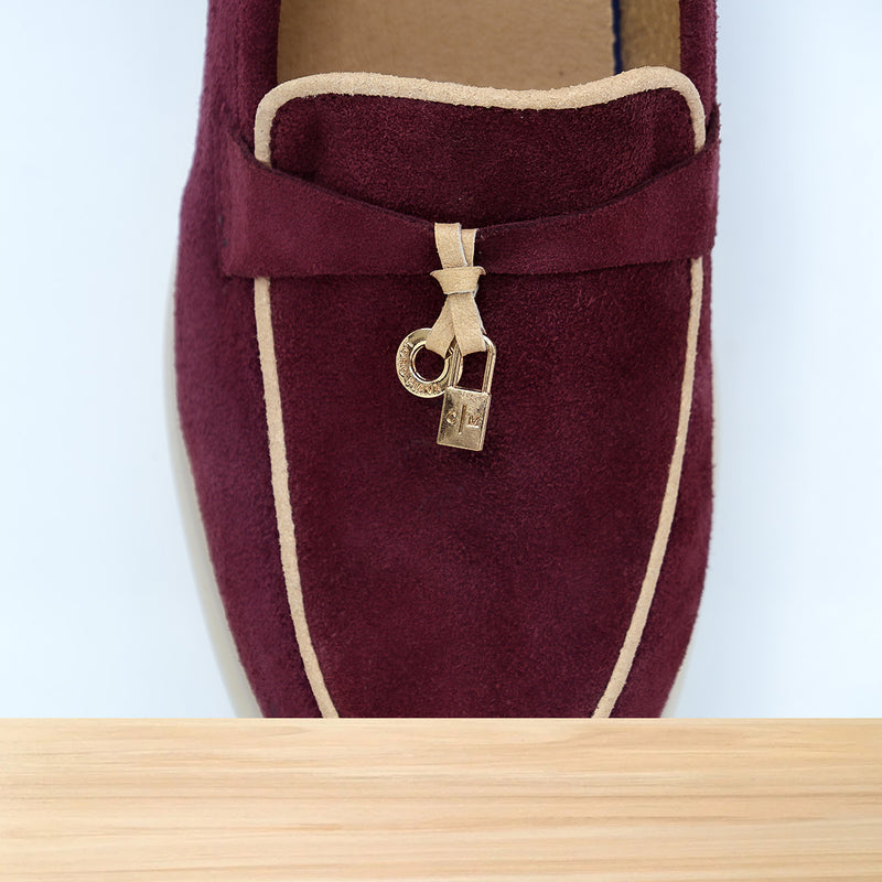 428f Milva Cuir Bordeaux
