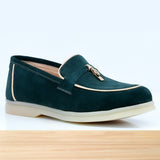 428f Milva Cuir Vert-Royal