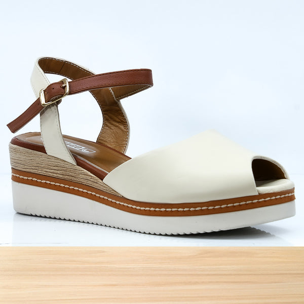 029F Miroza en Cuir Beige