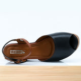 029F Miroza en Cuir Noir