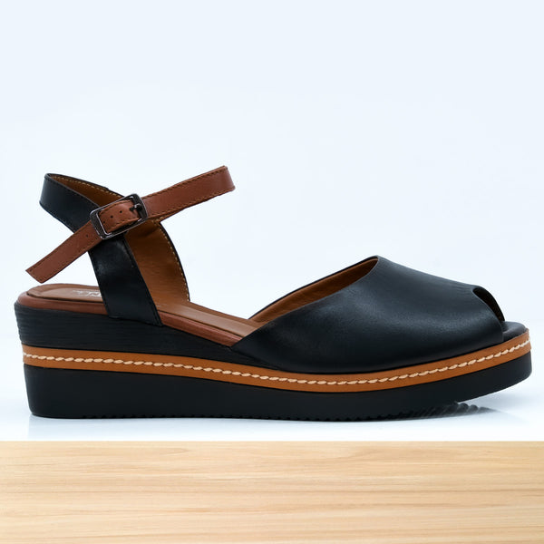029F Miroza en Cuir Noir