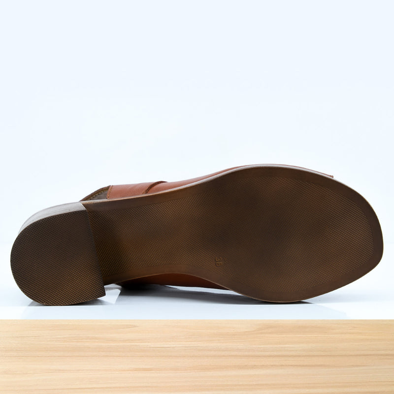 396F Mobella en Cuir Camel