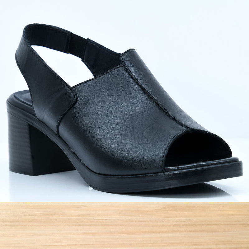 396F Mobella en Cuir Noir
