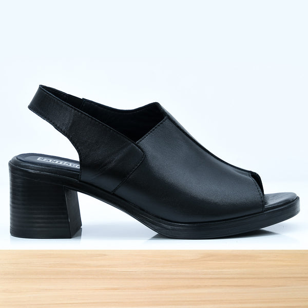 396F Mobella en Cuir Noir