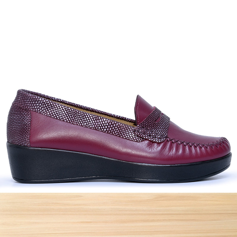 011f Kamita Cuir Grenat