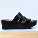 011F Onessa en Cuir Noir