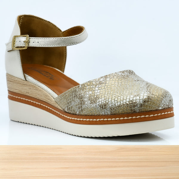 Rovia en Cuir Beige