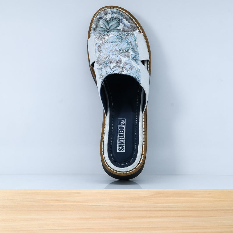 073F Sandory Cuir Bleu