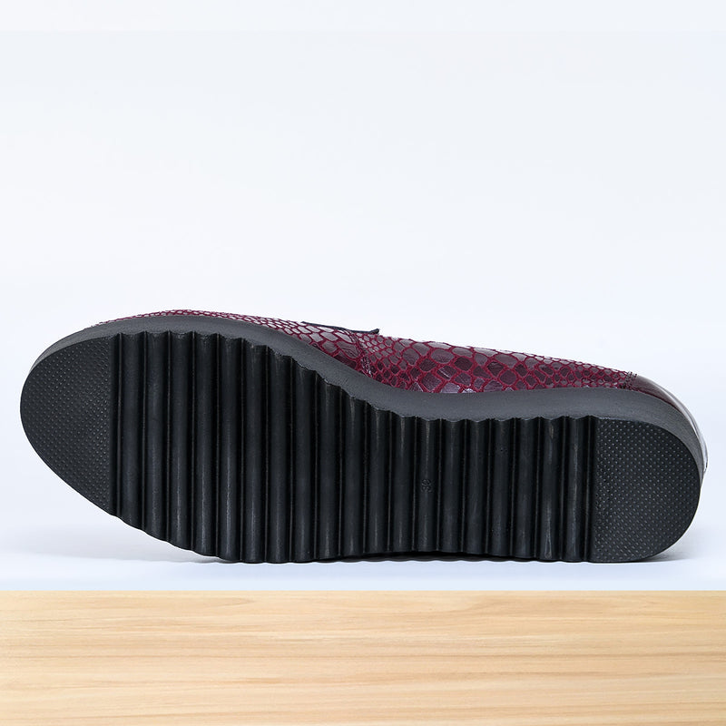 144f SYLEN cuir Bordeaux