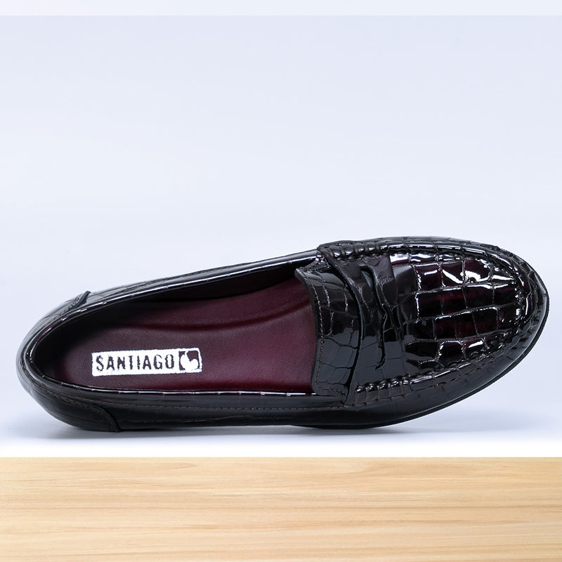 633 Selyna Cuir Bordeaux