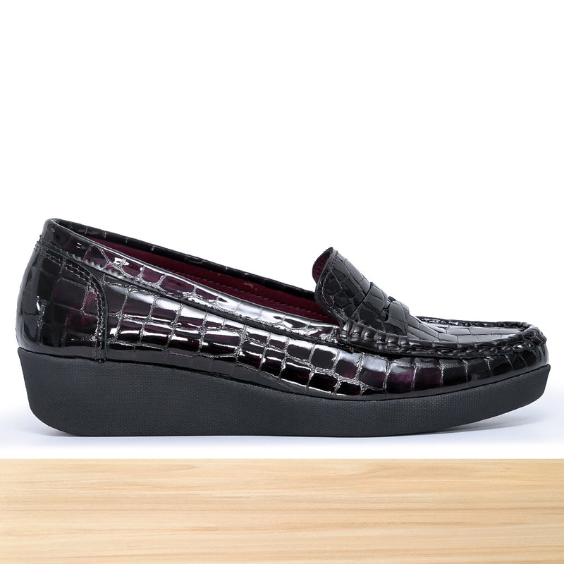 633 Selyna Cuir Bordeaux